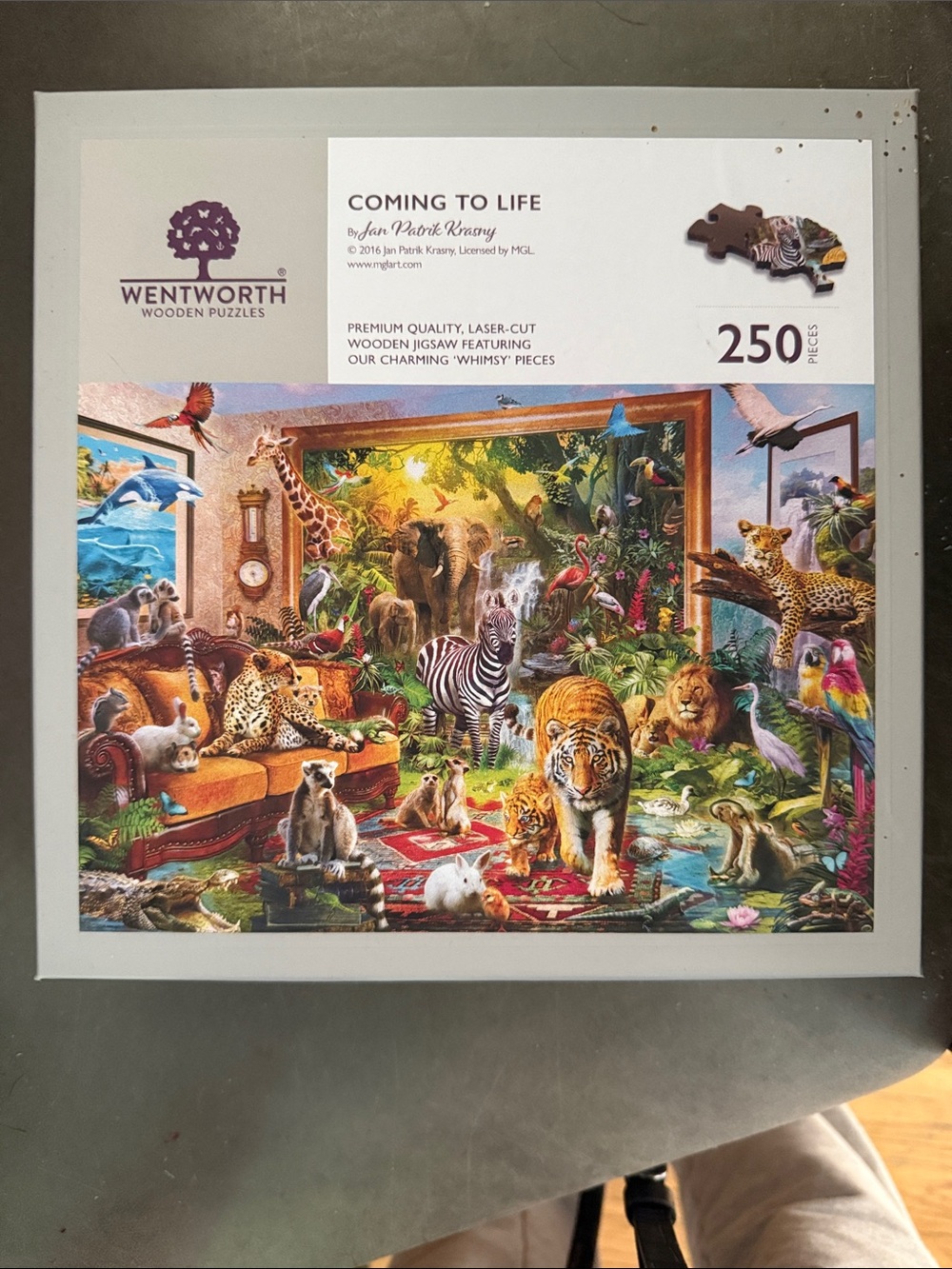 Coming to Life Wooden Jigsaw Puzzle by Wentworth - Multicolor